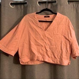 3/$12 loose flowy crop top